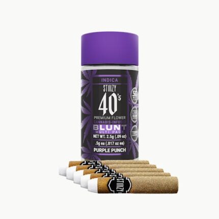 1465663 STIIIZY UNI HG PURPLE PUNCH 40s MULTI BLUNT MULTIPACK 1