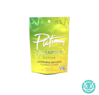 Escape to a tropical paradise with Platinum Gummy Pineapple 200mg